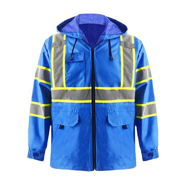 Improvment Sports Construction Reflective Clothes Safety Reflective Jacket High Visibility Workwear Safety Workers Bomber Waterproof Jacket